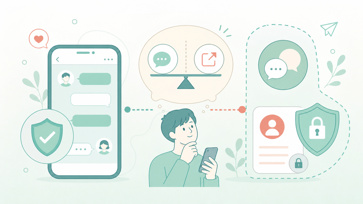 マチアプでLINE交換はいつが安全？断り方とタイミングのアイキャッチ