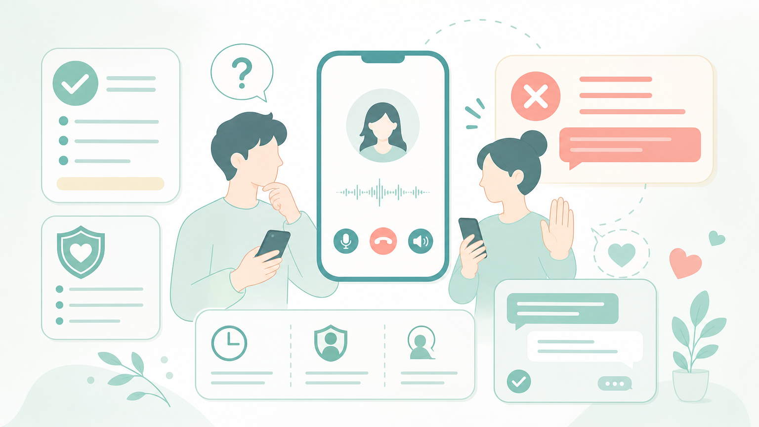 会う前の通話は必要？怖い時の断り方と時間設定のアイキャッチ